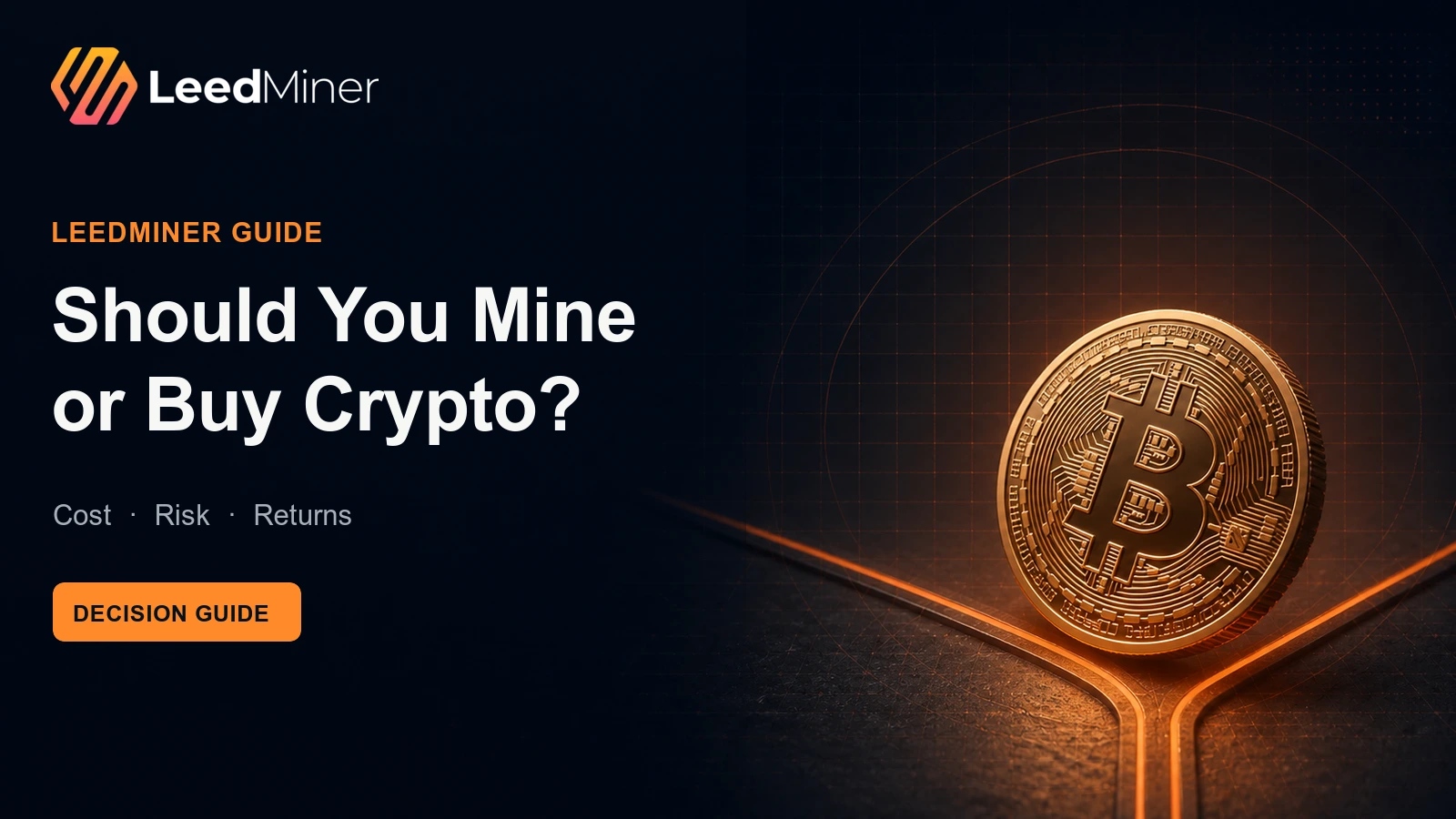 Should You Mine or Buy Crypto ?
