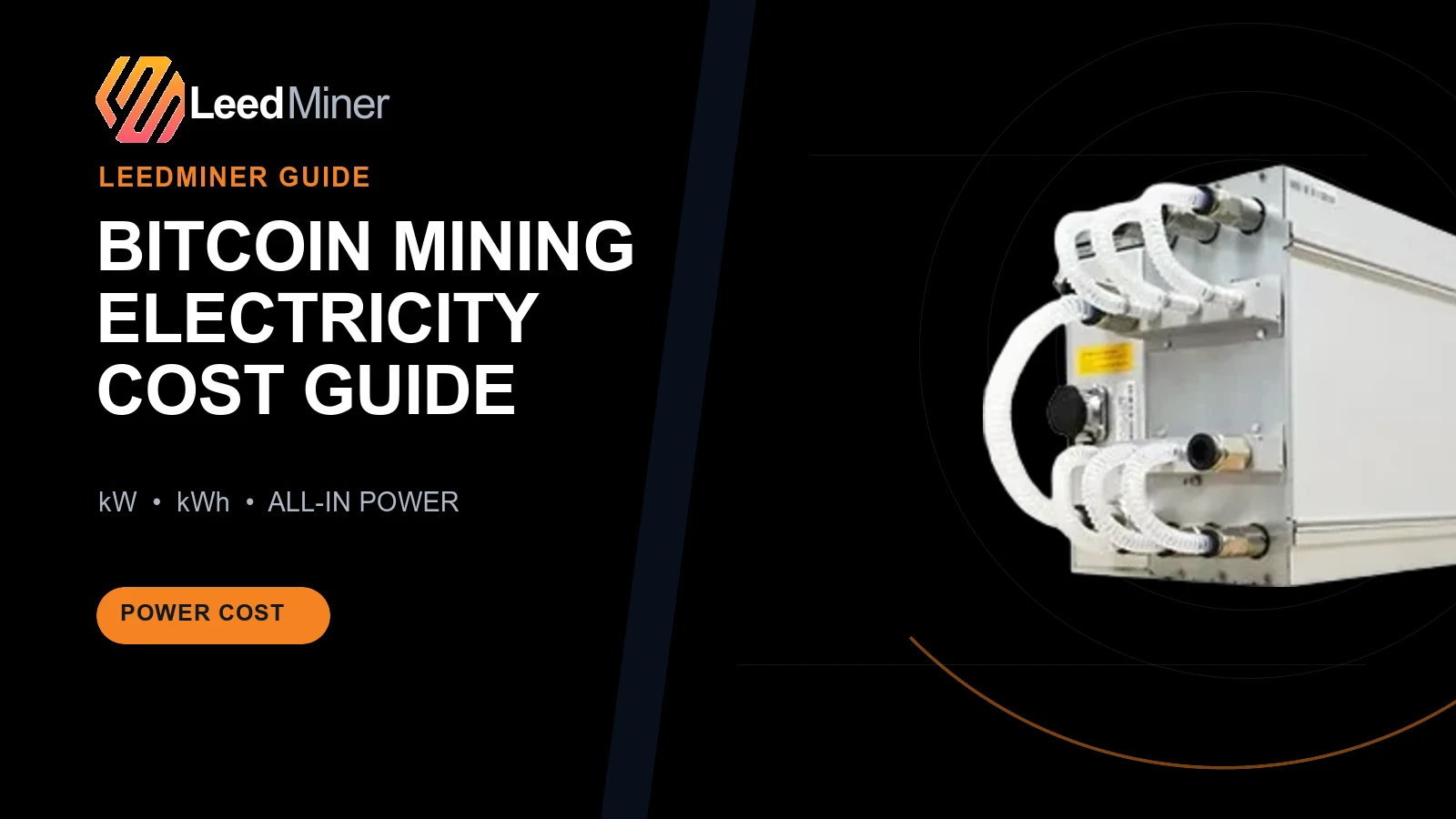 LeedMiner electricity cost guide featuring the approved Antminer S23 Hyd product image