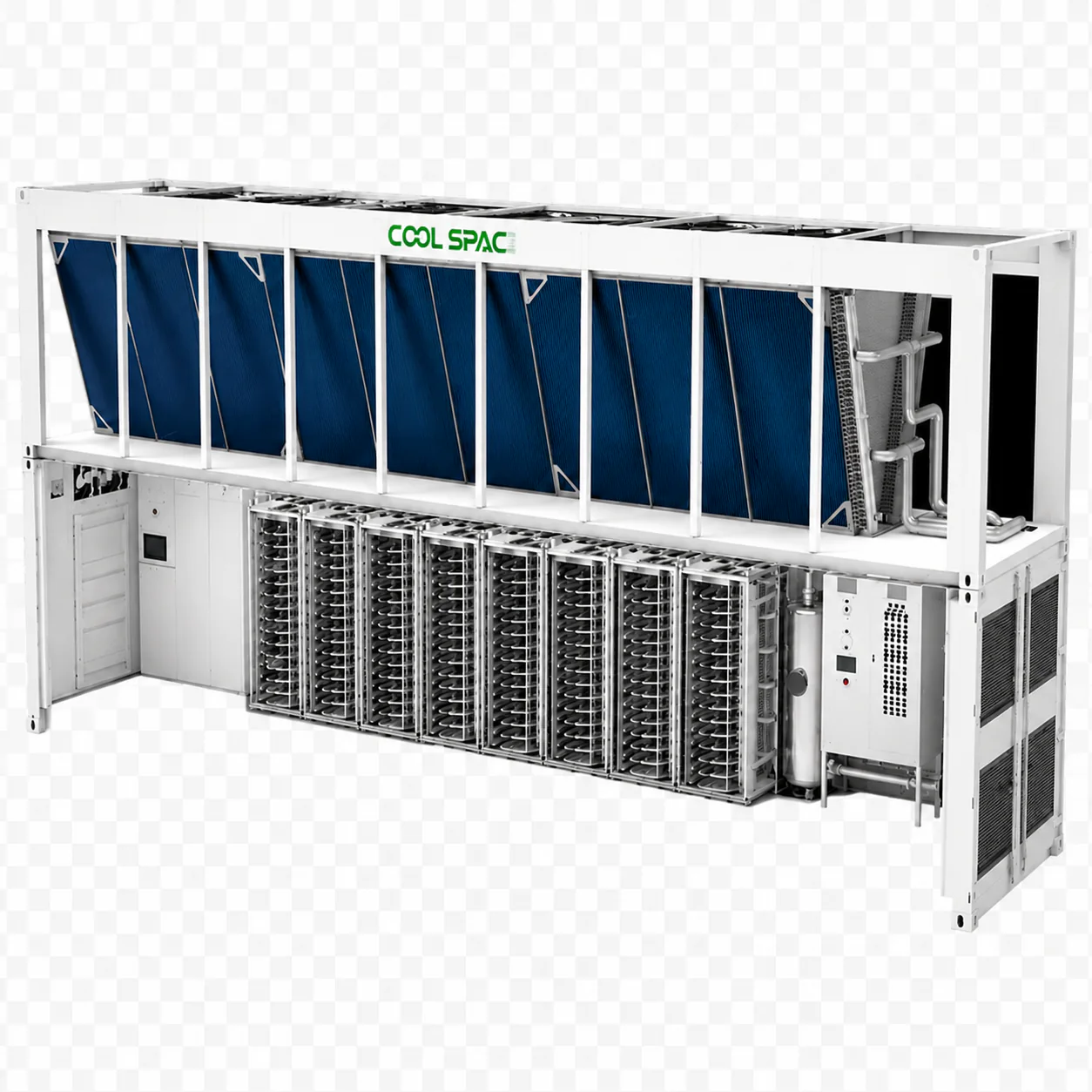 CoolSpace SRC135-SU3 Hydro Cooling Container 1608kW for 135 Units Antminer Hydro