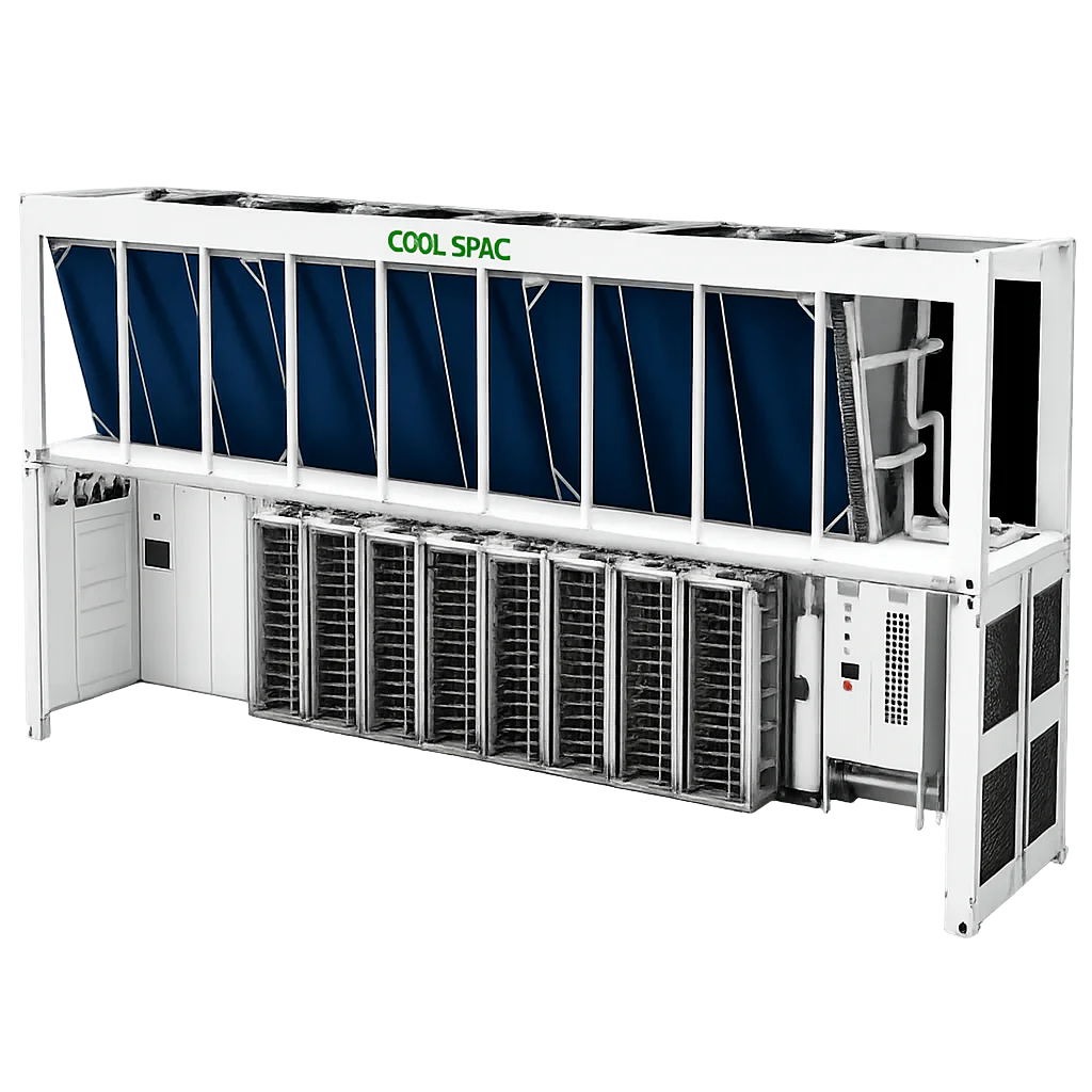 CoolSpace SRC135-SU3 Hydro Cooling Container 1608kW for 135 Units Antminer Hydro