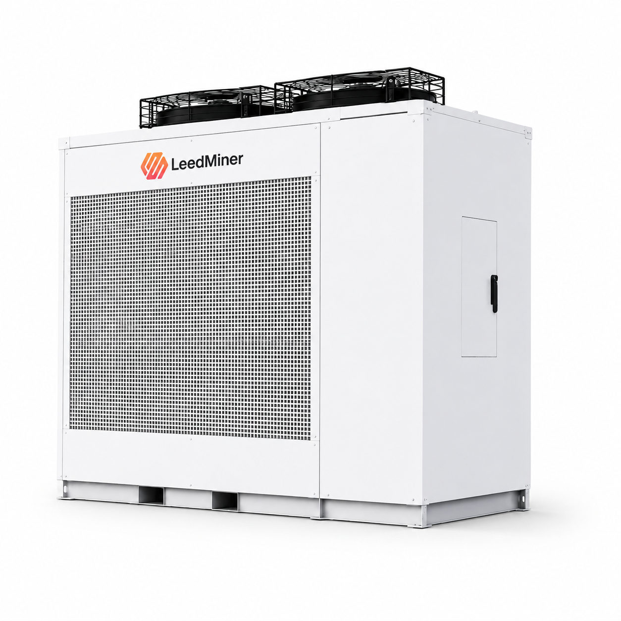SR34 cooling equipment with LeedMiner branding